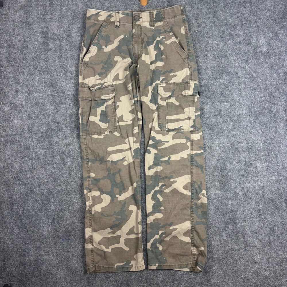 Wrangler ATG All Terrain Gear Camo Cargo Pants Mens 30x30 Ripstop Stretch